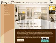 Tablet Screenshot of jerryscleanersinc.com